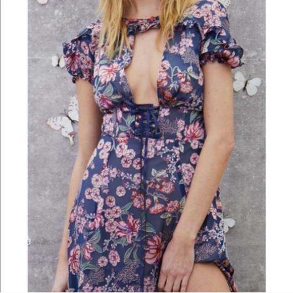 🍋For Love and Lemons Flora Maxi Dress - Picture 15 of 16